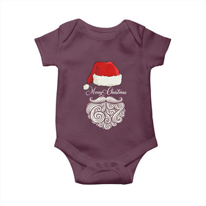 6 7 Xmas 67 Santa Six Seven Meme Merry Christmas Baby Onesie TS11 Maroon Print Your Wear