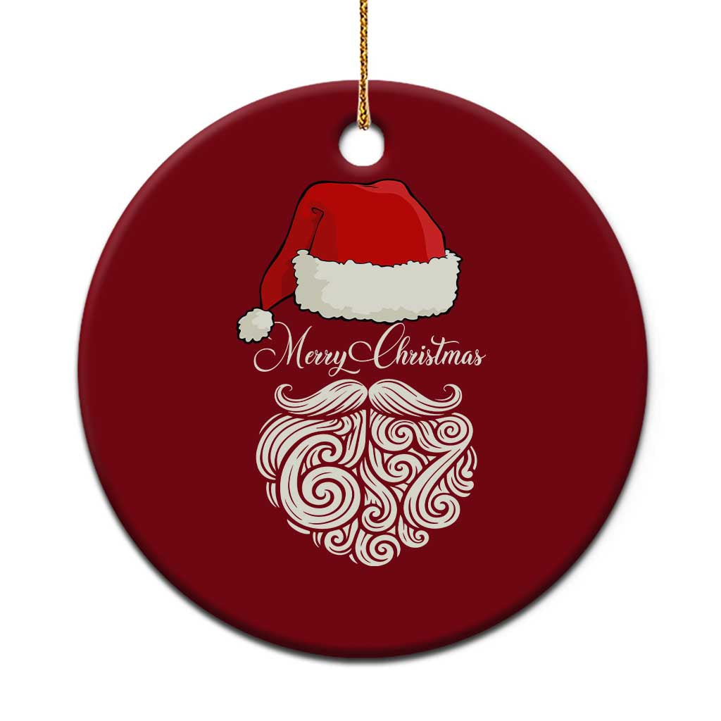 6 7 Xmas 67 Santa Six Seven Meme Merry Christmas Ceramic Ornament TS11 1pc Red Print Your Wear
