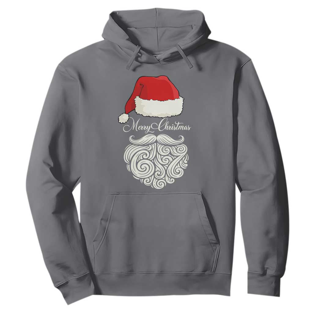 6 7 Xmas 67 Santa Six Seven Meme Merry Christmas Hoodie TS11 Charcoal Print Your Wear
