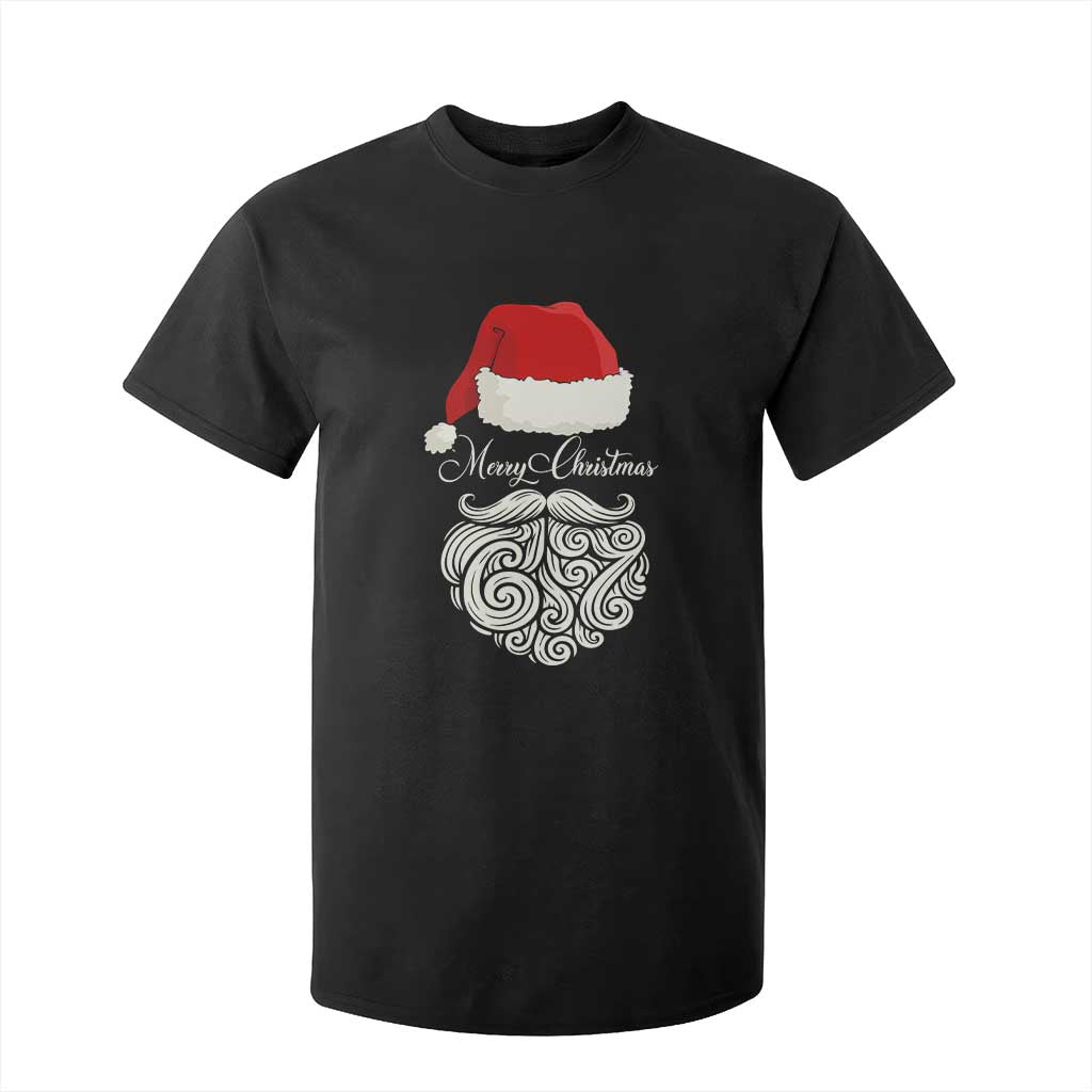 6 7 Xmas 67 Santa Six Seven Meme Merry Christmas T Shirt For Kid TS11 Black Print Your Wear