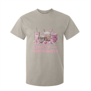 Lovely And Caffeinated Coffee Valentine T Shirt For Kid TS11 Sand Print Your Wear