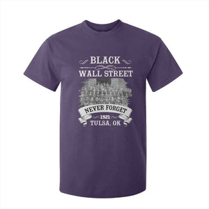 Never Forget Black Wall Street 1921 T Shirt For Kid Tulsa Oklahoma Black History Month TS11 Purple Print Your Wear