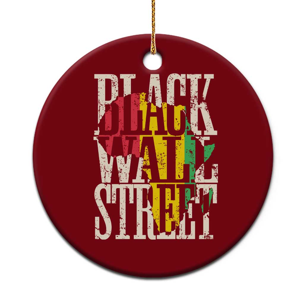 Black Wall Street Ceramic Ornament Tulsa Oklahoma Black History Month Africa Map TS11 1pc Red Print Your Wear