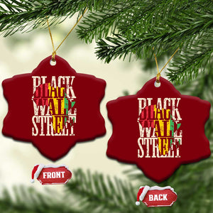 Black Wall Street Ceramic Ornament Tulsa Oklahoma Black History Month Africa Map TS11 Print Your Wear