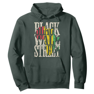 Black Wall Street Hoodie Tulsa Oklahoma Black History Month Africa Map TS11 Dark Forest Green Print Your Wear