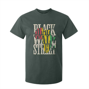 Black Wall Street T Shirt For Kid Tulsa Oklahoma Black History Month Africa Map TS11 Dark Forest Green Print Your Wear