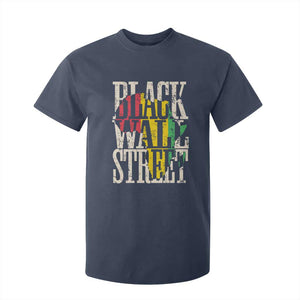 Black Wall Street T Shirt For Kid Tulsa Oklahoma Black History Month Africa Map TS11 Navy Print Your Wear