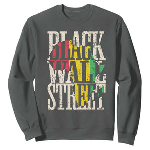 Black Wall Street Sweatshirt Tulsa Oklahoma Black History Month Africa Map TS11 Dark Heather Print Your Wear