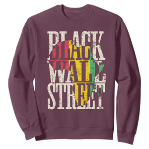 Black Wall Street Sweatshirt Tulsa Oklahoma Black History Month Africa Map TS11 Maroon Print Your Wear