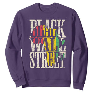 Black Wall Street Sweatshirt Tulsa Oklahoma Black History Month Africa Map TS11 Purple Print Your Wear