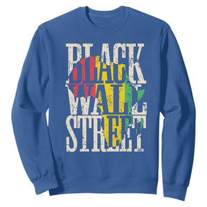 Black Wall Street Sweatshirt Tulsa Oklahoma Black History Month Africa Map TS11 Royal Blue Print Your Wear