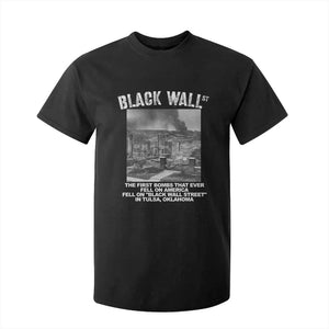 Black Wall Street First Bombs T Shirt For Kid Tulsa Oklahoma Black History Month TS11 Black Print Your Wear