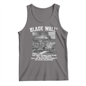 Black Wall Street First Bombs Tank Top Tulsa Oklahoma Black History Month TS11 Deep Heather Print Your Wear