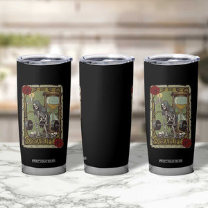 Funny Tarot Card Deadlifts Gym Workout Skeleton Tumbler Cup TS11 Print Your Wear