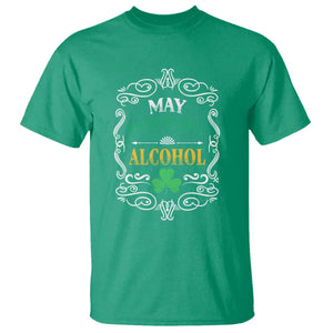 Funny May Contain Alcohol T Shirt Irish Beer Drinking St Patrick's Day TS11 Irish Green Print Your Wear