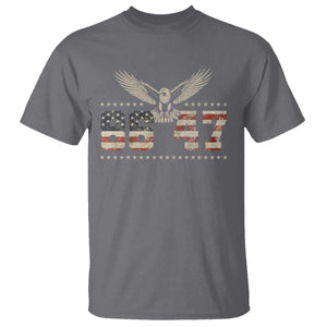Funny Vintage 86 47 T Shirt - Eagle Vintage American Flag TS11 Charcoal Print Your Wear