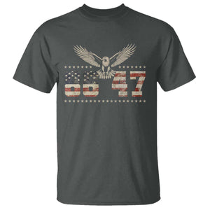 Funny Vintage 86 47 T Shirt - Eagle Vintage American Flag TS11 Dark Heather Print Your Wear