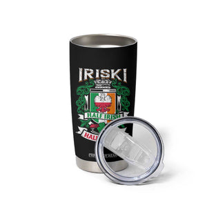 Iriski Half Irish Half Polish Tumbler Cup Polish St Patricks Day Eagle TS11 Print Your Wear