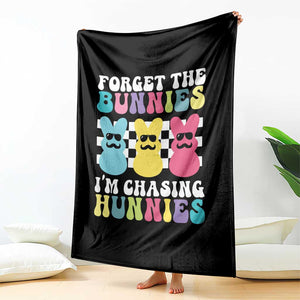 Funny Easter Forget The Bunnies I Am Chasing Hunnies Throw Blanket TS11 Print Your Wear