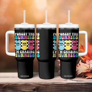 Funny Easter Forget The Bunnies I Am Chasing Hunnies Tumbler With Handle TS11 Print Your Wear