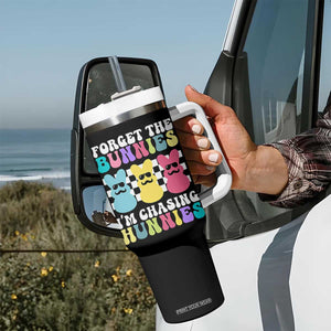 Funny Easter Forget The Bunnies I Am Chasing Hunnies Tumbler With Handle TS11 Print Your Wear