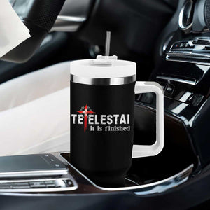 Tetelestai It Is Finished Tumbler With Handle Jesus Last Words Christian Easter TS11 Print Your Wear
