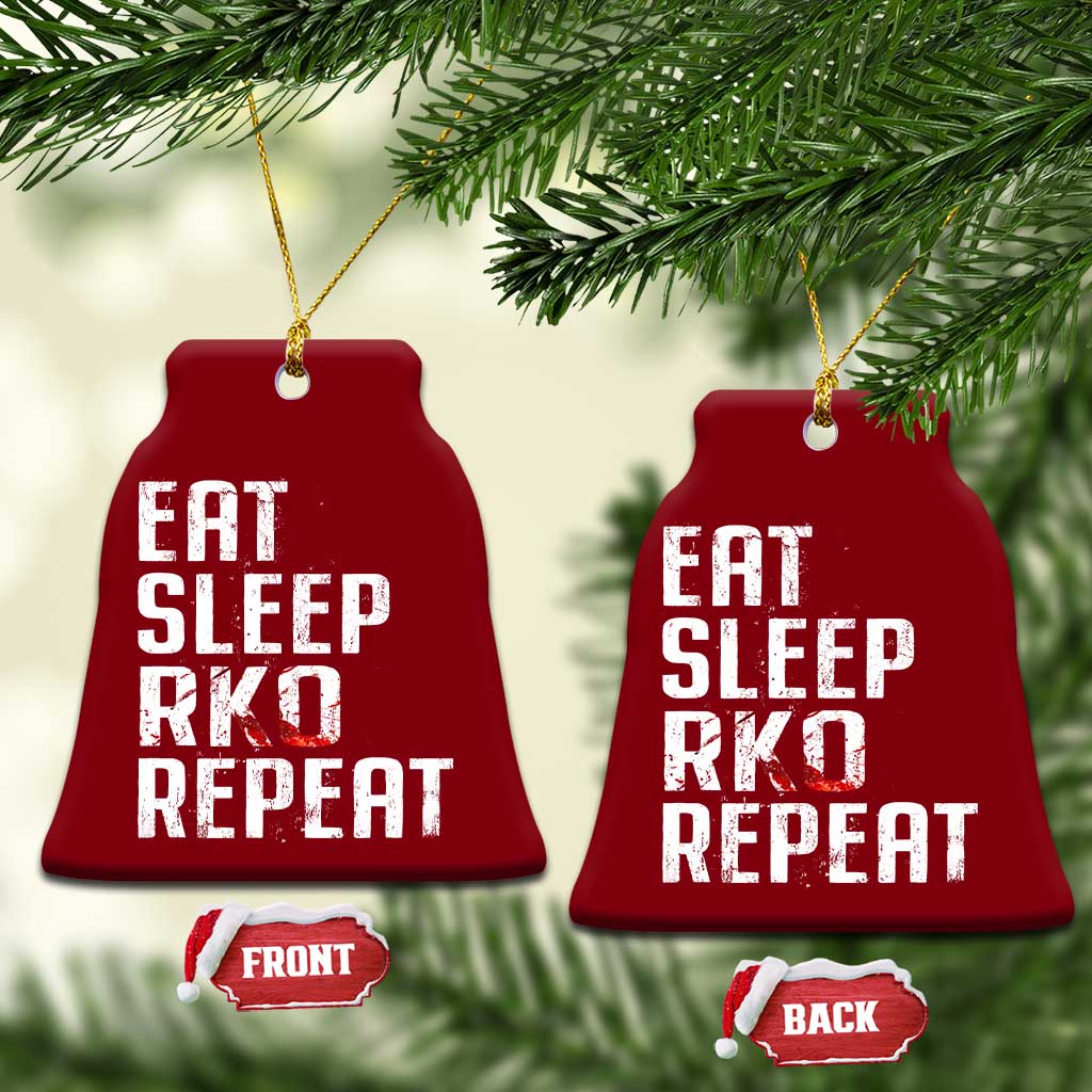 Eat Sleep RKO Repeat Ceramic Ornament Blood Stained TS11 Print Your Wear