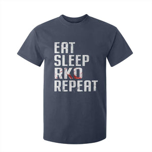 Eat Sleep RKO Repeat T Shirt For Kid Blood Stained TS11 Navy Print Your Wear