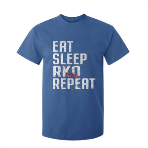 Eat Sleep RKO Repeat T Shirt For Kid Blood Stained TS11 Royal Blue Print Your Wear