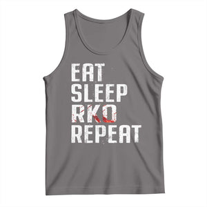 Eat Sleep RKO Repeat Tank Top Blood Stained TS11 Deep Heather Print Your Wear