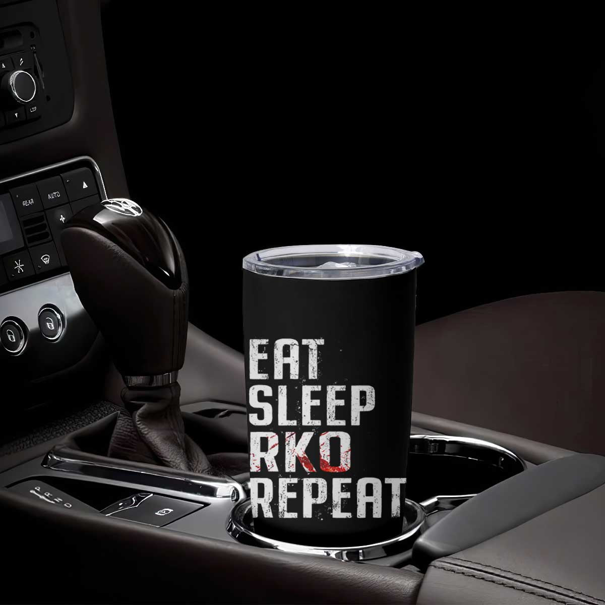 Eat Sleep RKO Repeat Tumbler Cup Blood Stained TS11 Print Your Wear