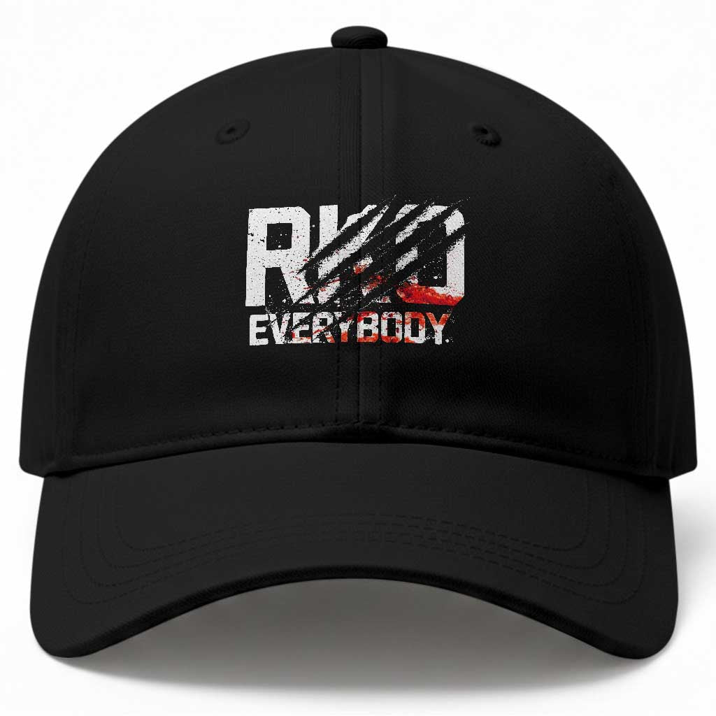 RKO Everybody Baseball Cap Grunge Blood Stained Scratch Mark TS11 Print Your Wear