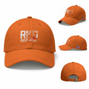 RKO Everybody Baseball Cap Grunge Blood Stained Scratch Mark TS11 Baseball Cap Universal Fit Orange Print Your Wear