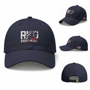 RKO Everybody Baseball Cap Grunge Blood Stained Scratch Mark TS11 Baseball Cap Universal Fit Navy Print Your Wear