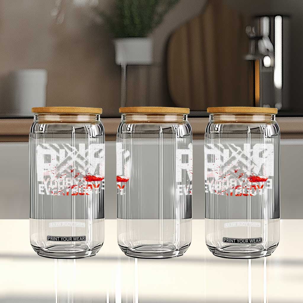 RKO Everybody Glass Can Grunge Blood Stained Scratch Mark TS11 Print Your Wear