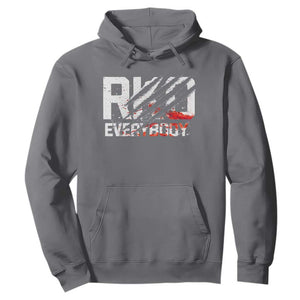 RKO Everybody Hoodie Grunge Blood Stained Scratch Mark TS11 Charcoal Print Your Wear