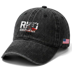 RKO Everybody Washed Cotton Baseball Cap Grunge Blood Stained Scratch Mark TS11 Print Your Wear