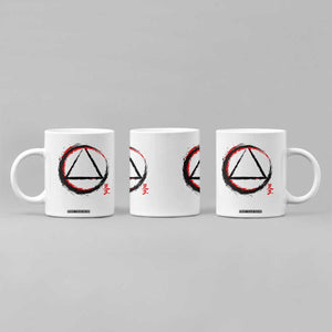 AA Sober Logo Symbol Serenity Recovery Coffee Mug Japanese Brushstroke Circle TS11 Print Your Wear