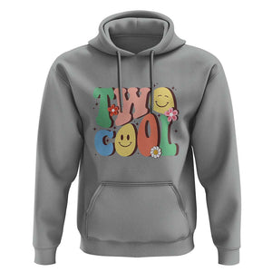 Second Birthday Hoodie Two Cool Gift 2 Years Old Retro Groovy TS11 Sport Gray Print Your Wear