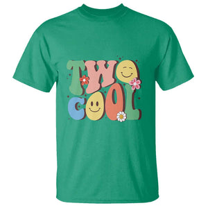 Second Birthday T Shirt Two Cool Gift 2 Years Old Retro Groovy TS11 Irish Green Print Your Wear