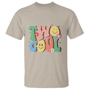 Second Birthday T Shirt Two Cool Gift 2 Years Old Retro Groovy TS11 Sand Print Your Wear