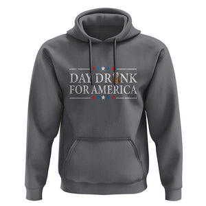 Funny 4th Of July Drinking Hoodie Day Drunk For American TS11 Charcoal Print Your Wear