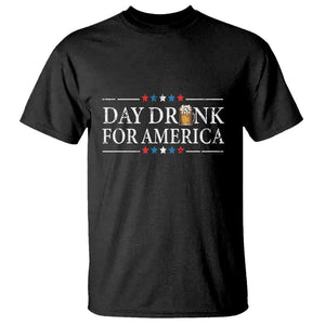 Funny 4th Of July Drinking T Shirt Day Drunk For American TS11 Black Print Your Wear