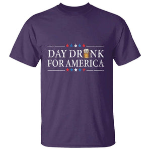 Funny 4th Of July Drinking T Shirt Day Drunk For American TS11 Purple Print Your Wear