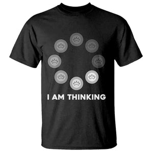 Checkers Lover T Shirt I Am Thinking Board Game Draughts Player TS11 Black Print Your Wear