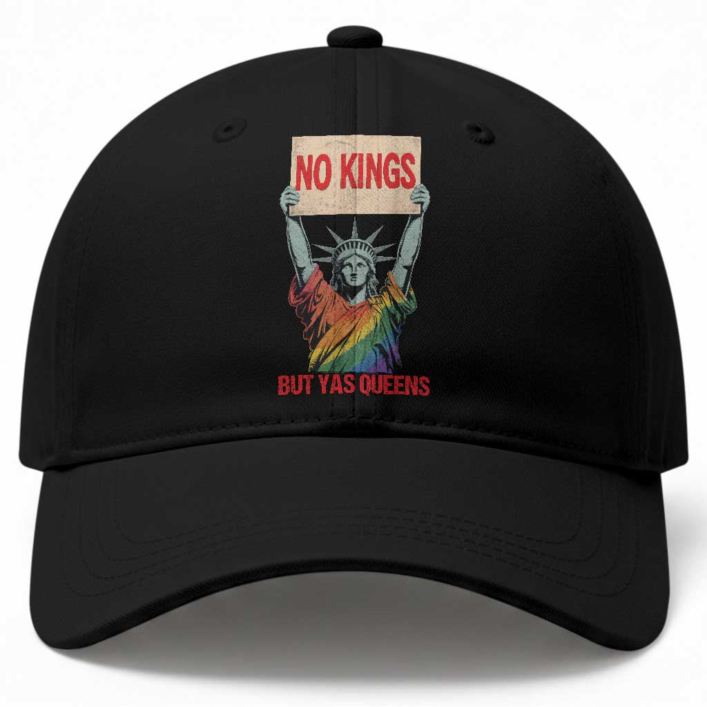 No Kings But Yas Queens Baseball Cap Statue Of Liberty LGBTQ Pride Ally Pride TS11 Print Your Wear