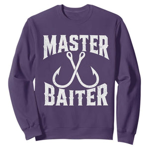 Master Baiter Funny Fishing Fisherman Joke Sweatshirt