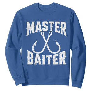 Master Baiter Funny Fishing Fisherman Joke Sweatshirt