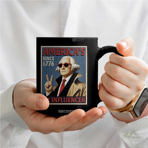 George Washington America's 1st Influencer Coffee Mug Funny Founding Father USA TS11 Print Your Wear
