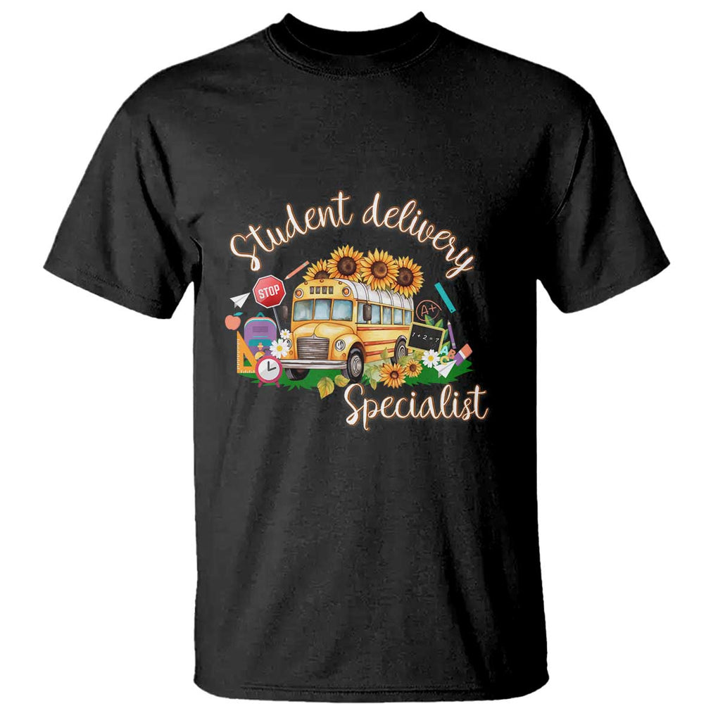 School Bus Driver T Shirt Student Delivery Specialist TS11 Black Print Your Wear